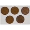 Image 2 : (5) 1911-S LINCOLN CENTS