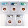 Image 2 : (5) 1998-S PROOF LINCOLN CENTS PCGS PR-69 DCAM