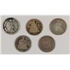 Image 1 : (5) SEATED DIMES (37, 38, 53, 56, 68)
