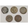 Image 2 : (5) SEATED DIMES (37, 38, 53, 56, 68)