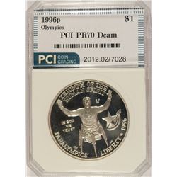 1996P OLYMPICS PARALYMPICS PCI PR70 DCAM RARE