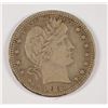 Image 1 : 1907 25c BARBER QUARTER