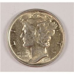 1945S MICRO S MERCURY DIME AU