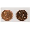 Image 1 : 2 LINCOLN CENTS -- 1961 & 1966 PROOF RED BU