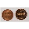 Image 2 : 2 LINCOLN CENTS -- 1961 & 1966 PROOF RED BU