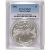 Image 1 : 2002 AMERICAN SILVER EAGLE, PCGS MS-69
