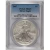 Image 1 : 2007 AMERICAN SILVER EAGLE, PCGS MS-69