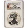 Image 1 : 2012-S AMERICAN SILVER EAGLE REVERSE PROOF, NGC  PROOF-69 TROLLEY LABEL