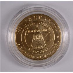 2015 $5.00 GOLD U.S. MARSHALLS SERVICE  UNC. COMMEMORATIVE IN ORIG BOX/CERT