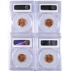Image 2 : 4 1944-D LINCOLN CENTS PCGS MS-66 RD