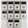 Image 2 : LOT OF ( 10 ) 1957 ROOSEVELT DIMES, NGC MS-66