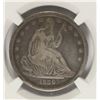 Image 2 : 1839 NO DRAPERY SEATED HALF DOLLAR NGC FINE DETAILS
