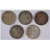 Image 2 : (5) 1925 STONE MOUNTAIN COMMEN HALF DOLLARS