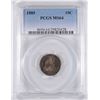 Image 1 : 1885 SEATED LIBERTY DIME PCGS MS-64 NICE ORIGINAL TONE