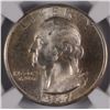 Image 2 : 1937 WASHINGTON QUARTER, NGC MS-65