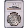 Image 1 : 1891 MORGAN DOLLAR NGC MS-61