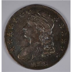 1835 BUST HALF DOLLAR AU TONED
