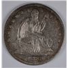Image 1 : 1876 SEATED LIBERTY HALF AU/BU