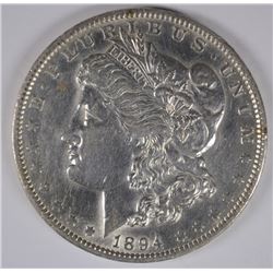 1894-O MORGAN DOLLAR AU/BU CLEANED