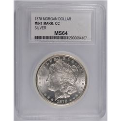 1878-CC MORGAN DOLLAR PCC MS-64