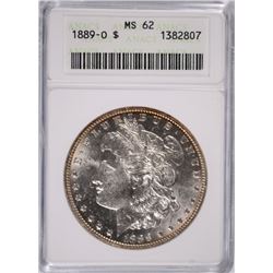 1889-O MORGAN DOLLAR ANACS MS-62