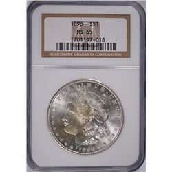 1896 MORGAN DOLLAR  NGC MS-65