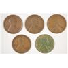 Image 1 : (5) 1912-D LINCOLN CENTS