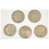 Image 1 : (5) THREE CENT NICKELS (65, 67, 69, 72, 81)