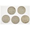 Image 2 : (5) THREE CENT NICKELS (65, 67, 69, 72, 81)