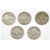 Image 2 : (5) 1916 BUFFALO NICKELS