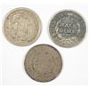 Image 2 : (3) SEATED HALF DIMES (53, 58, 70)