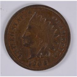 1908-S INDIAN HEAD CENT VF/XF