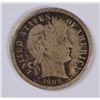 Image 1 : 1908-O BARBER DIME F/VF