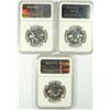 Image 2 : LOT OF ( 3 ) 1959 FRANKLIN HALF DOLLARS, NGC PROOF-66