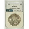 Image 1 : 1885 MORGAN SILVER DOLLAR, PCI MS-65  GEM WHITE