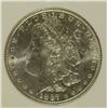 Image 2 : 1887 MORGAN SILVER DOLLAR, PCI MS-65  GEM WHITE