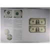 Image 2 : UNCUT CURRENCY LOT: ALL ARE IN FOLDERS WITH FACTS ABOUT CURRENCY