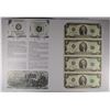 Image 3 : UNCUT CURRENCY LOT: ALL ARE IN FOLDERS WITH FACTS ABOUT CURRENCY