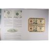 Image 2 : ( 2 ) SHEETS OF ( 2 ) UNCUT 2006 $10.00 NOTES IN  FOLDER WITH FACTS