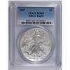 Image 1 : 2007 AMERICAN SILVER EAGLE, PCGS MS-69
