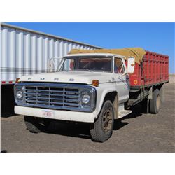 1979 FORD F600 CUSTOM CAB GRAIN TRUCK