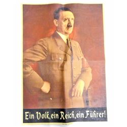 GERMAN NAZI ANTI SEMITIC POSTER ISSUED FOR OCCUPIED TERRITORIES