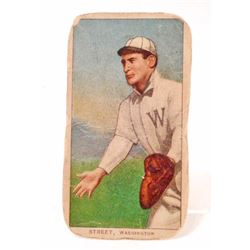 1909-11 T206 PIEDMONT BASEBALL CARD - STREET, WASHINGTON SENATORS