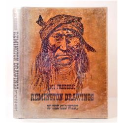 1969 1ST ED. "101 FREDERIC REMINGTON DRAWINGS OF THE OLD WEST" HARDCOVER BOOK