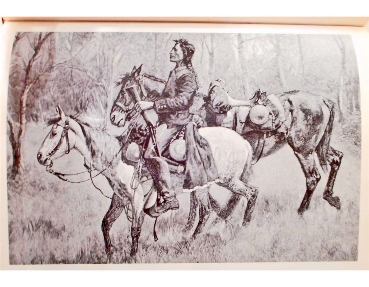 1969 1ST ED. "101 FREDERIC REMINGTON DRAWINGS OF THE OLD WEST