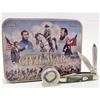 Image 1 : CIVIL WAR CSA ROBERT E LEE ANNIVERSARY POCKET KNIFE