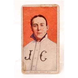 1909-11 T206 PIEDMONT BASEBALL CARD - MILLIGAN, JERSEY CITY