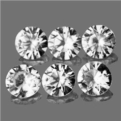 LOT OF 1.18 CTS OF DIAMOND CUT NATURAL WHITE ZIRCON