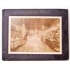 Image 1 : ANTIQUE MOUNTED PHOTO OF THE INSIDE OF A GENERAL STORE