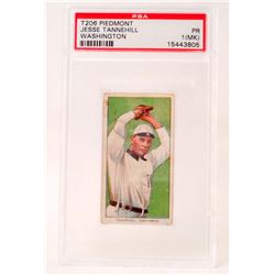 T206 PIEDMONT JESSE TANNEHILL BASEBALL CARD - PSA PR1